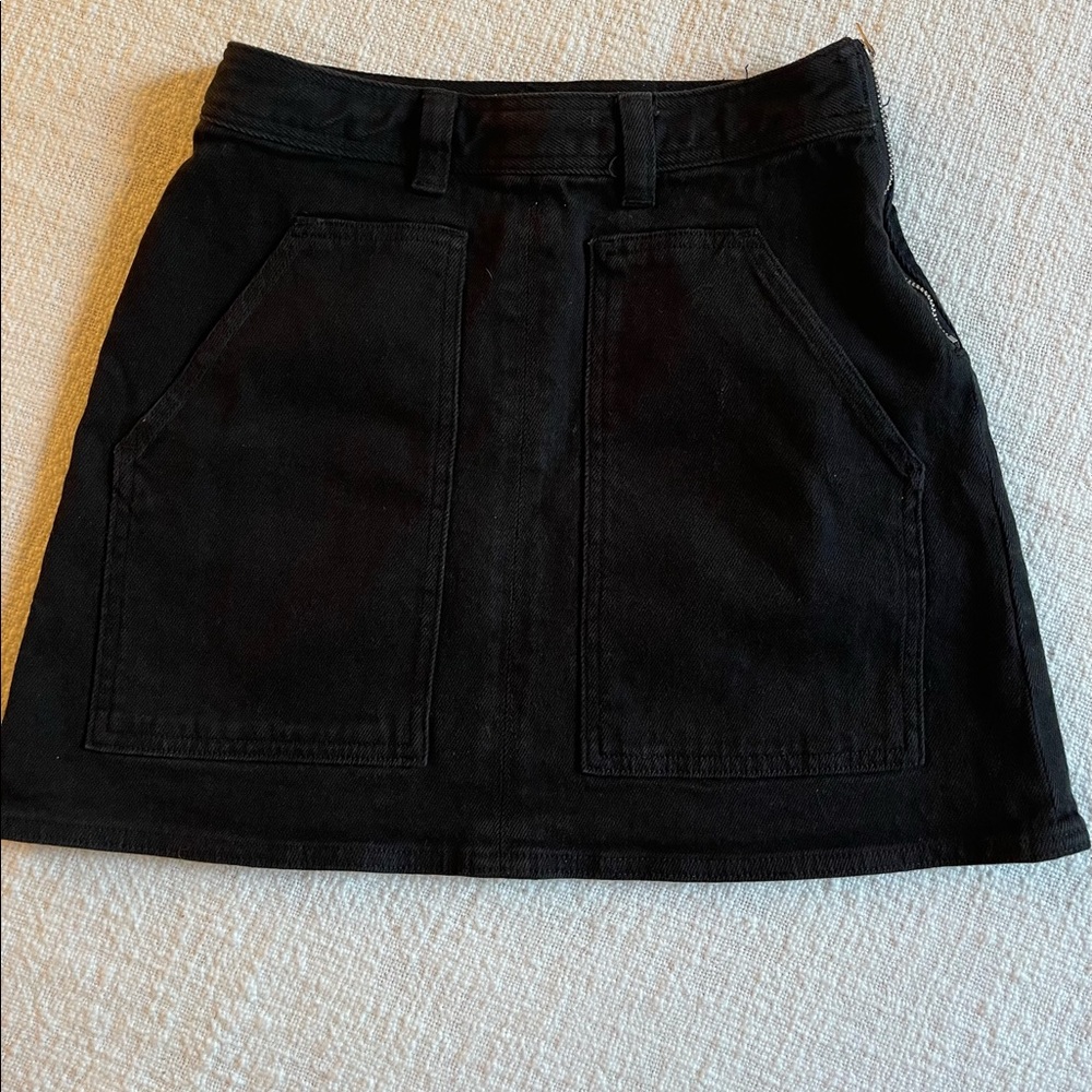 Wildfred Free Denim Skirt Black